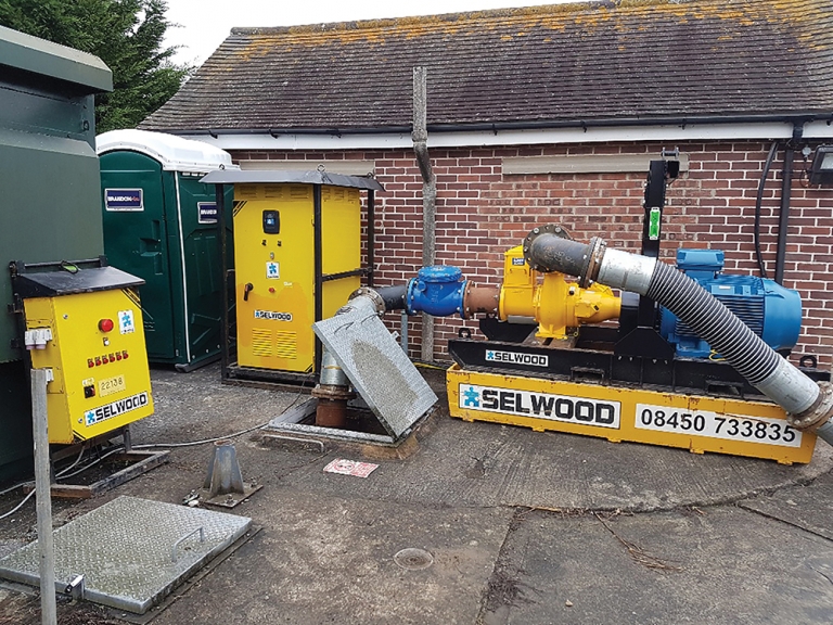 Leading pump rental specialist Selwood provides green-friendly solution to overpumping job