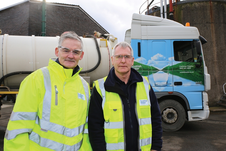 Scottish Water’s longest serving employee takes Chief Operating Officer back to his roots