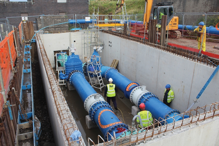 AVK UK Limited supply DN800 resilient seated gate valves for Dalmacoulter Resilience Scheme