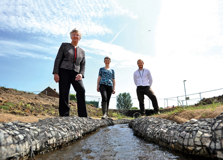 Construction starts on North East flood scheme