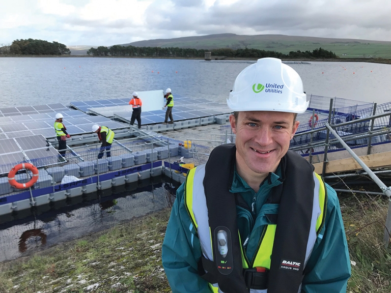 Floating solar farm gets under way at Lancaster