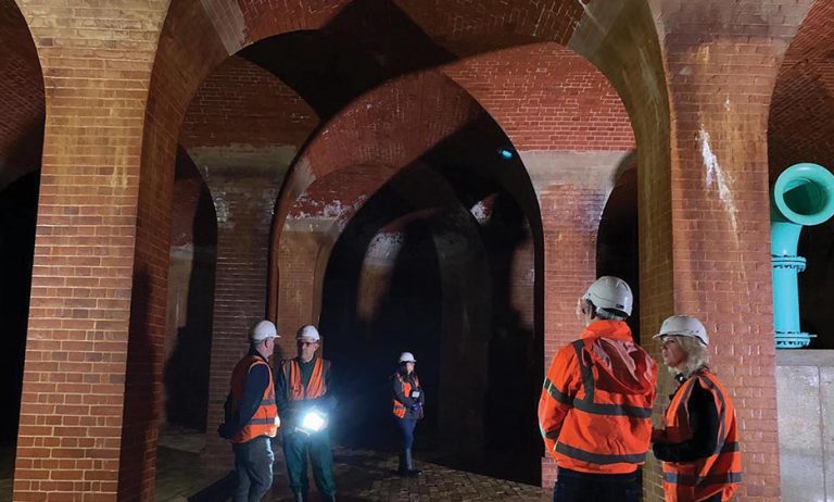 Underground reservoir restored