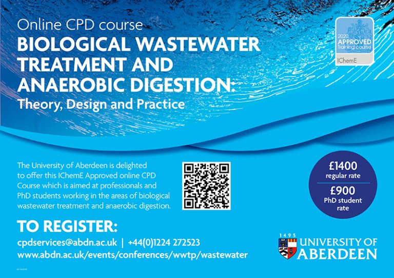 University of Aberdeen to offer an IChemE Approved online CPD Course