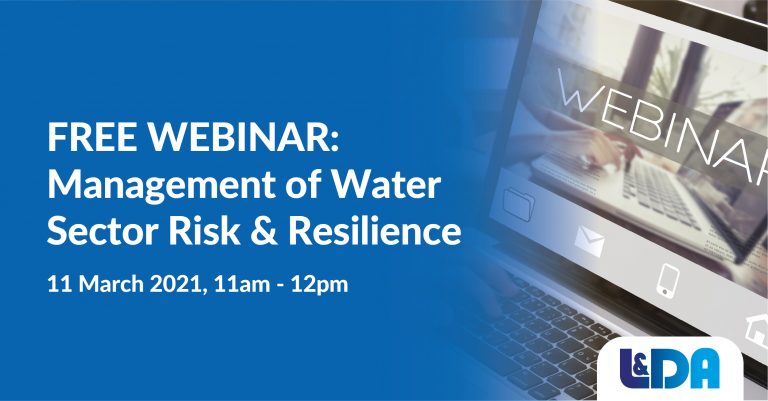 FREE WEBINAR: Management of Water Sector Risk and Resilience