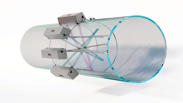 Large diameter distribution input, trunk main & reservoir metering
