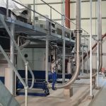 Discharge-pipework-from-three-sludge-cake-pumps-joining-a-single-common-pipe