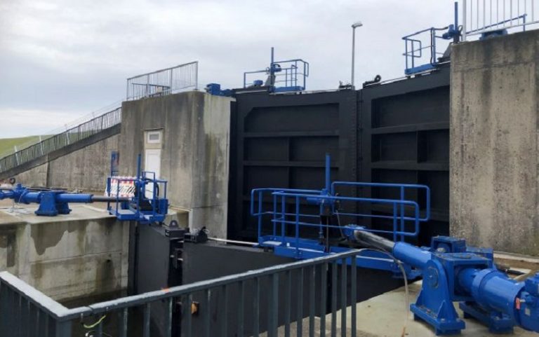 Meldorf Flood Barrier showcases ADE-WERK components