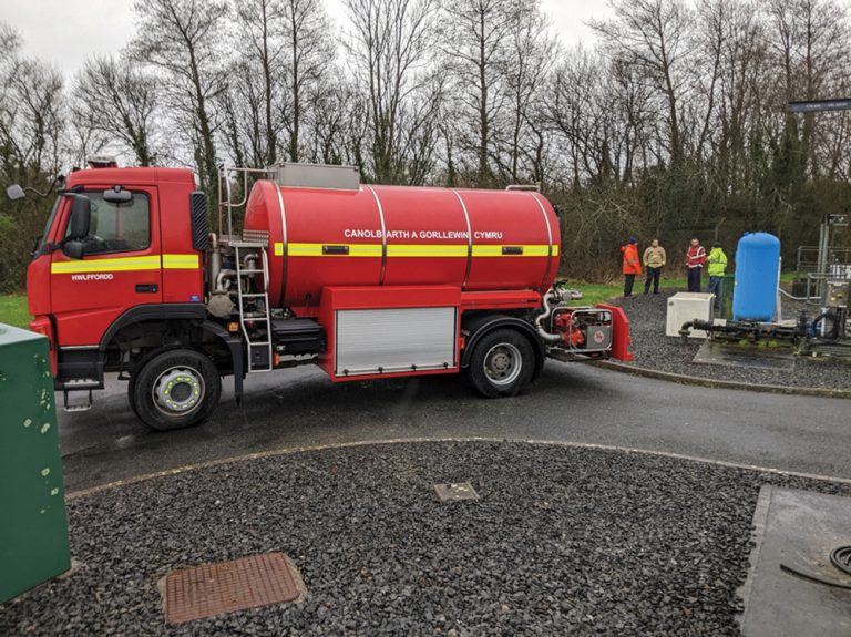 Treated water is a first for fire service
