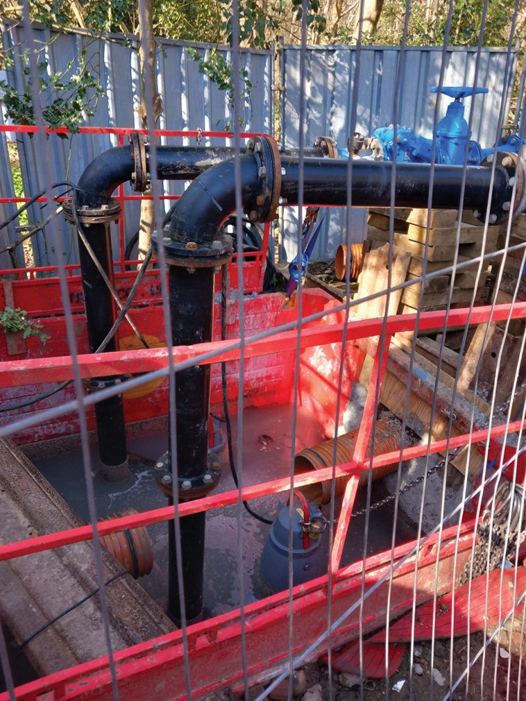 Selwood install temporary pumping station to mitigate pollution