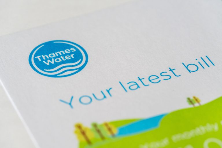 London water bills automatically cut for low-income households