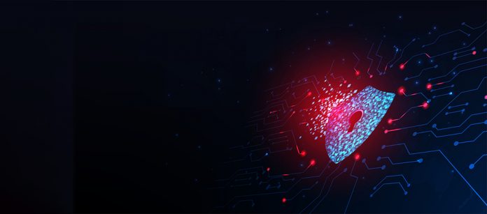 Concept of cyber attack.