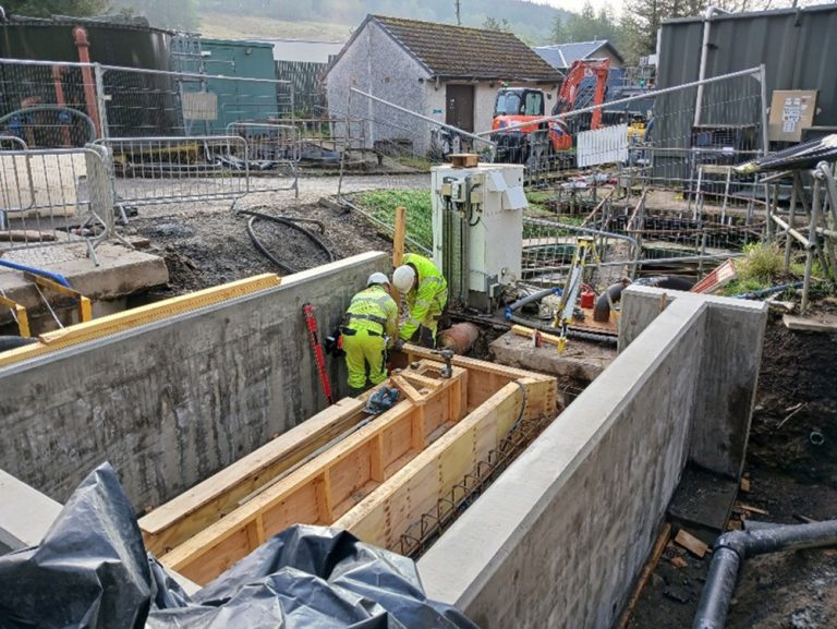 Filter screening capacity tripled at Scottish treatment works