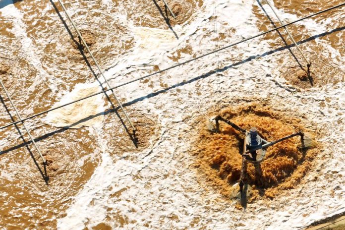 One,Of,Big,Sewage,Effluent,From,Denver,Metro,Wastewater,Treatment
