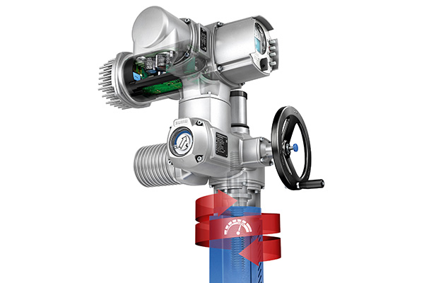 WIJ AUMA SAV10.2 multi-turn actuator with ACV01.2 controls